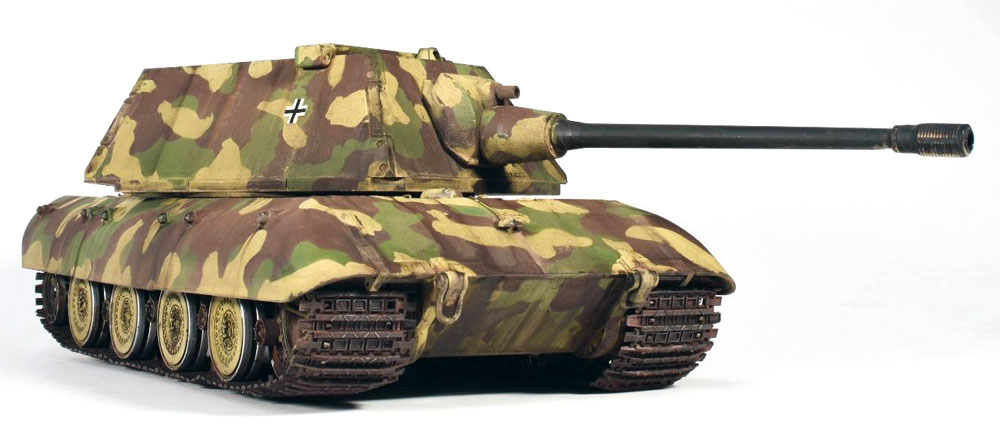 ドイツ E-100 超重戦車 (クルップ砲塔型) プラモデル (アミュージングホビー 1/35 AFV No.35A015) 商品画像_4