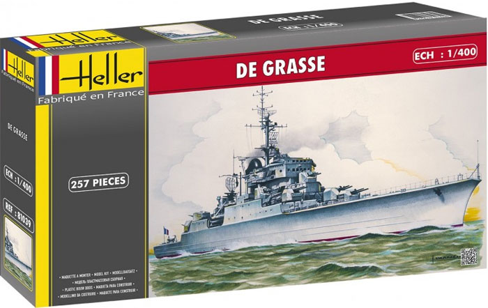 フランス海軍 駆逐艦 ド グラース プラモデル (エレール 1/400 艦船モデル No.81039) 商品画像