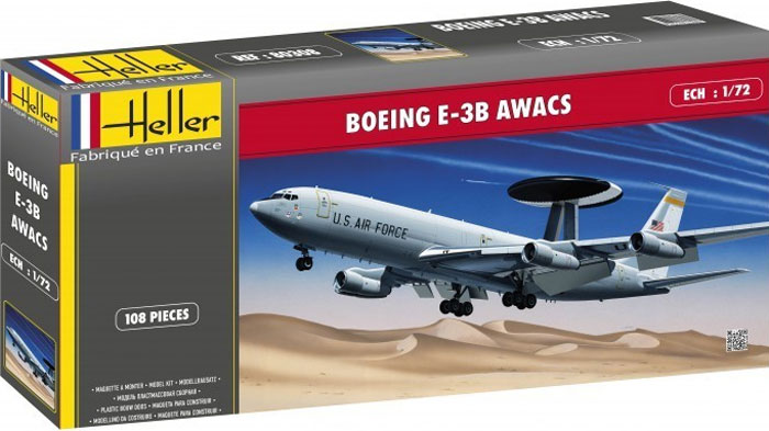 ボーイング E-3A/C AWACS プラモデル (エレール 1/72 エアクラフト No.80308) 商品画像