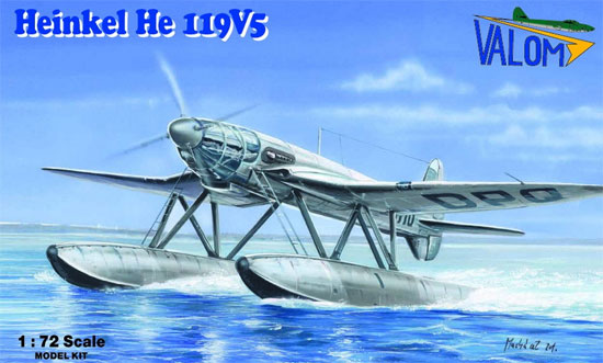 ハインケル He119V-5 高速偵察機 水上機タイプ プラモデル (バロムモデル 1/72 エアクラフト プラモデル No.72111) 商品画像
