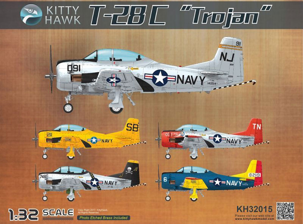 T-28C トロージャン プラモデル (キティホーク 1/32 エアモデル No.KH32015) 商品画像_1