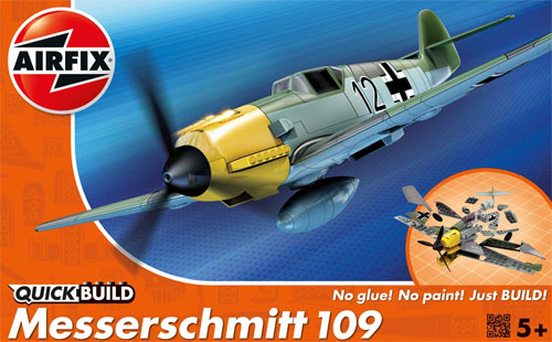 メッサーシュミット Bf109 プラモデル (エアフィックス クイックビルド (QUICKBUILD) No.J6001) 商品画像
