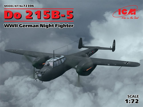 ドルニエ Do215B-5 夜間戦闘機 プラモデル (ICM 1/72 エアクラフト プラモデル No.72306) 商品画像