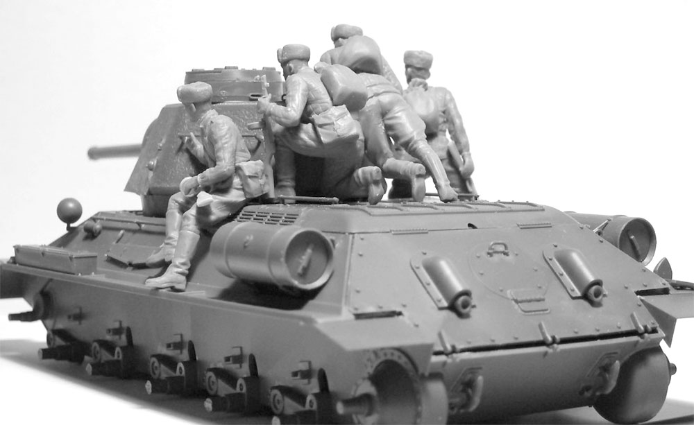 ソビエト Ｔ-34/76 w/戦車搭乗兵 プラモデル (ICM 1/35 ミリタリービークル・フィギュア No.35368) 商品画像_2