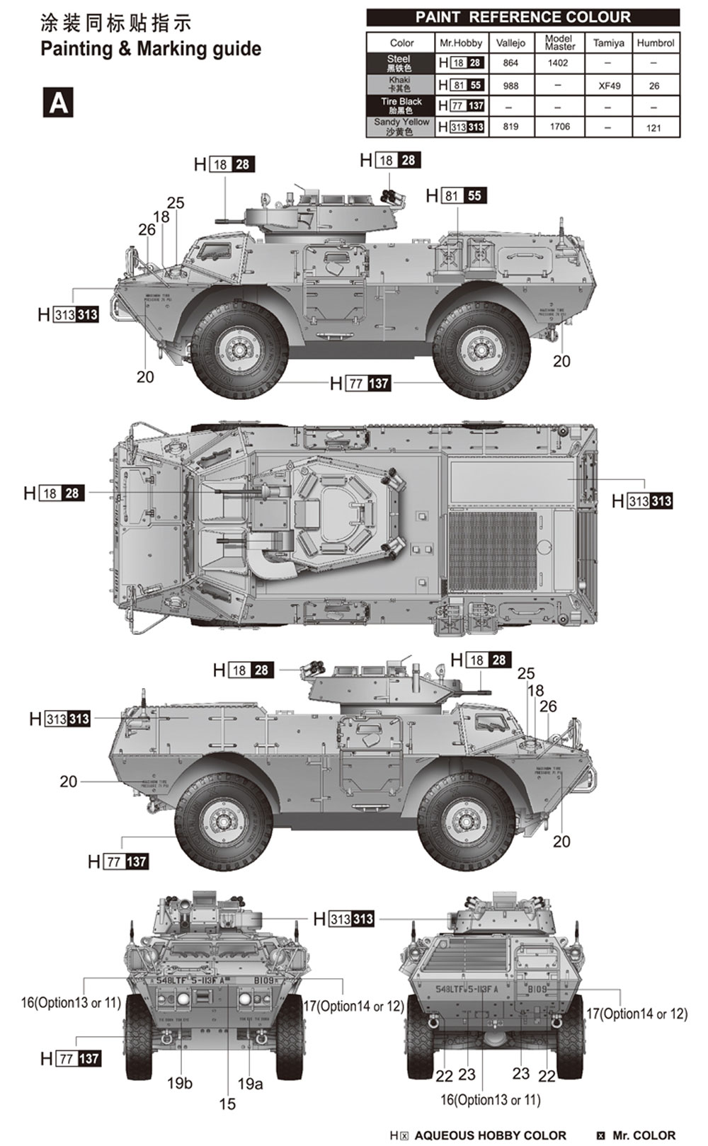 M1117 ガーディアン 装甲警備車 (ASV) プラモデル (トランペッター 1/72 AFVシリーズ No.07131) 商品画像_2