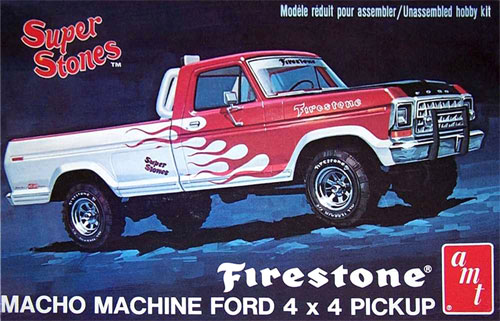 ファイアストーン スーパーストーンズ 1978 フォード 4x4 ピックアップ プラモデル (amt 1/25 カーモデル No.AMT858) 商品画像