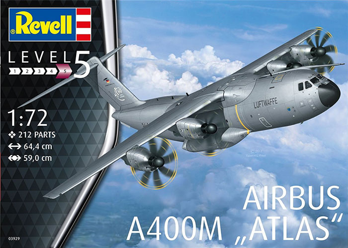 エアバス A400M ルフトヴァッフェ プラモデル (レベル 1/72 飛行機 No.03929) 商品画像