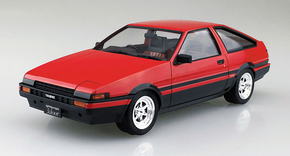 アオシマ トヨタ スプリンタートレノ AE86 完成品