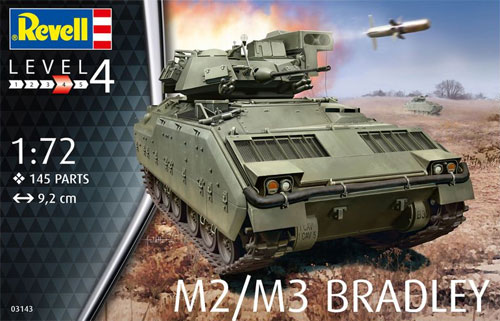 M2/M3 ブラッドレイ プラモデル (レベル 1/72 ミリタリー No.03143) 商品画像