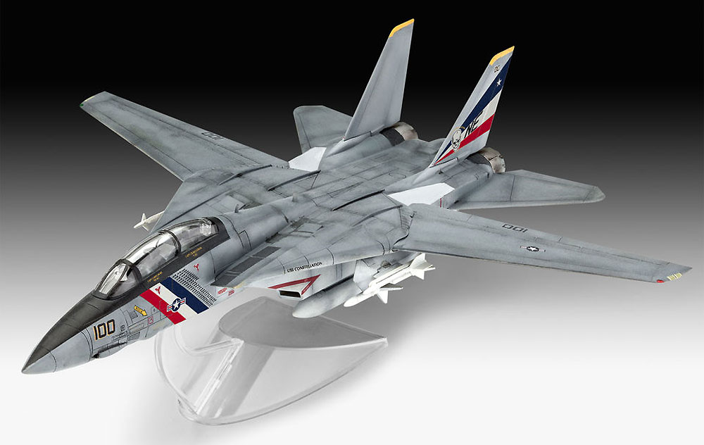 F-14D スーパートムキャット プラモデル (レベル 1/100 エアクラフト No.03950) 商品画像_2