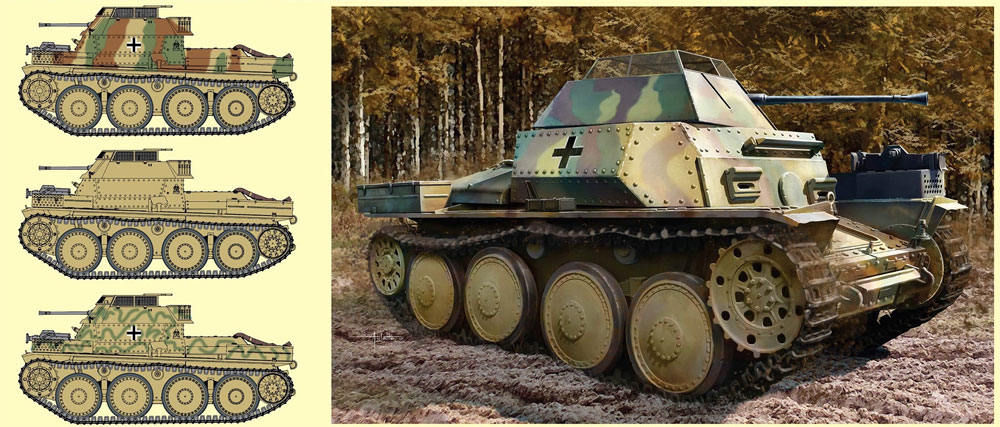 ドイツ 38(t)偵察戦車 2cm KwK38搭載型 プラモデル (ドラゴン 1/35 '39-'45 Series No.6890) 商品画像_3