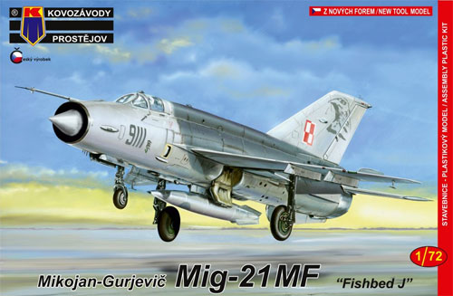 MiG-21MF フィッシュベッド J ワルシャワ条約加盟国 プラモデル (KPモデル 1/72 エアクラフトキット No.KPM0085) 商品画像