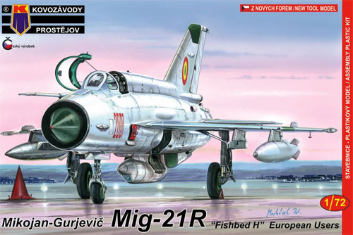 MiG-21R フィッシュベッド H ヨーロッパ プラモデル (KPモデル 1/72 エアクラフト プラモデル No.KPM0086) 商品画像