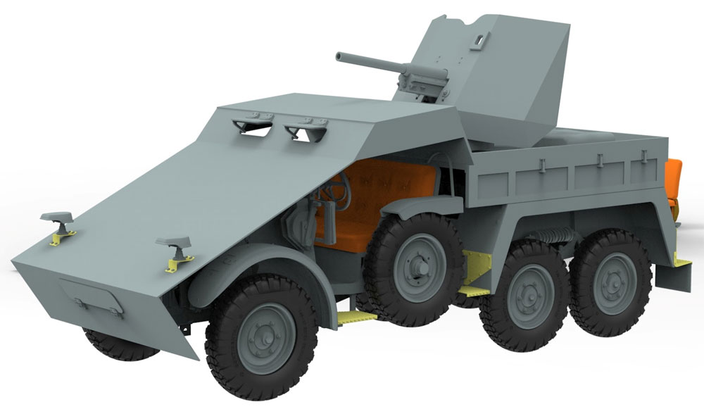 ドイツ Kfz.69 クルップ プロッツェ 3.7cm対戦車自走砲 装甲型 プラモデル (ブロンコモデル 1/35 AFVモデル No.CB35132) 商品画像_2