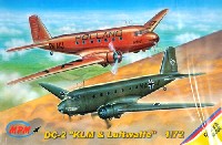 MPM 1/72 エアクラフト プラモデル ダグラス DC-2 双発旅客機 KLM航空 & ドイツ空軍