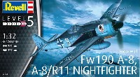 レベル 1/32 Aircraft フォッケウルフ Fw190A-8/R-11 夜間戦闘機