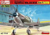 AZ model 1/72 エアクラフト プラモデル スーパーマリン スピットファイア Mk.9/16 ジョイパック