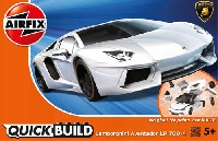 エアフィックス クイックビルド (QUICKBUILD) ランボルギーニ アヴェンタドール LP700-4 (ホワイト)