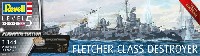 レベル 1/144 艦船モデル フレッチャー級駆逐艦 (プラチナエディション)