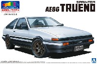 アオシマ 1/24 プリペイントモデル シリーズ トヨタ AE86 トレノ '83 (ホワイト/ブラック)