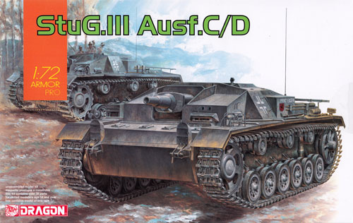 ドイツ 3号突撃砲 C/D型 プラモデル (ドラゴン 1/72 ARMOR PRO (アーマープロ) No.7553) 商品画像