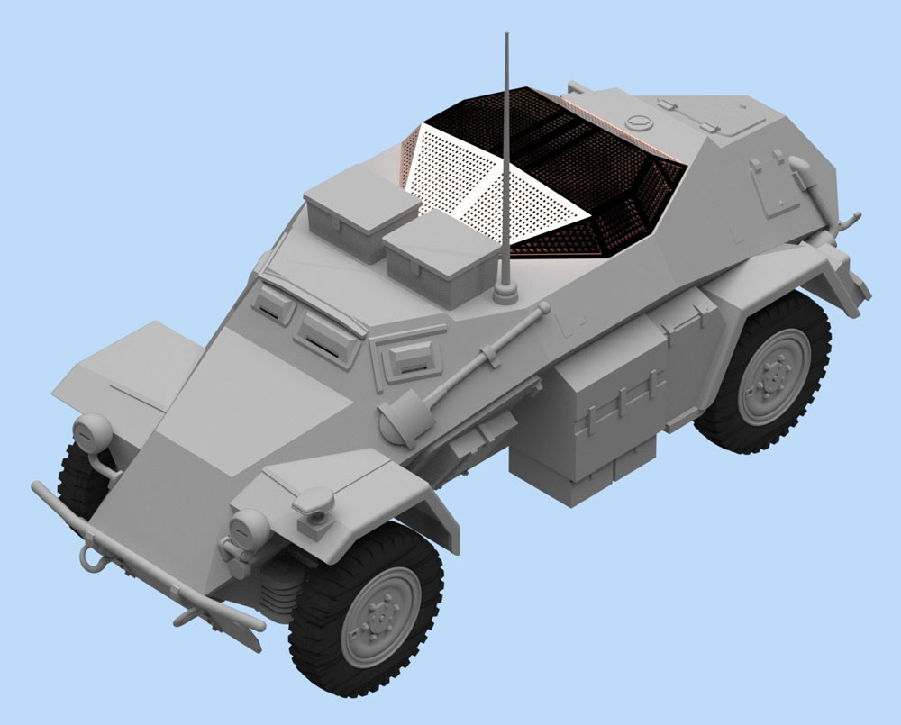 Sd.Kfz.260 ドイツ 無線装甲車 プラモデル (ICM 1/48 ミリタリービークル No.48193) 商品画像_3