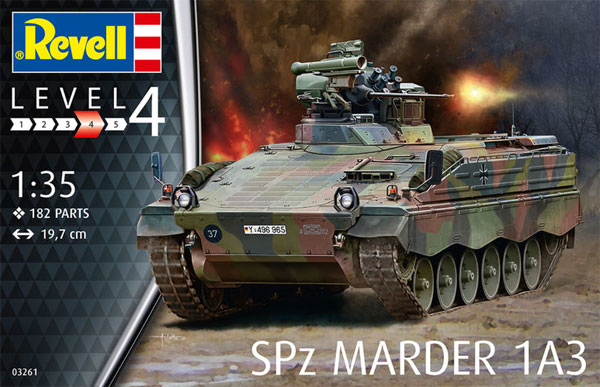 SPz マーダー 1A3 プラモデル (レベル 1/35 ミリタリー No.03261) 商品画像