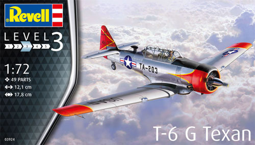T-6G テキサン プラモデル (レベル 1/72 Aircraft No.03924) 商品画像