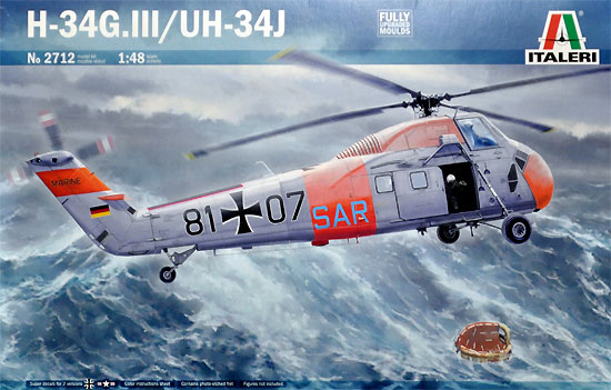H-34G.3 / UH-34J プラモデル (イタレリ 1/48 飛行機シリーズ No.2712) 商品画像