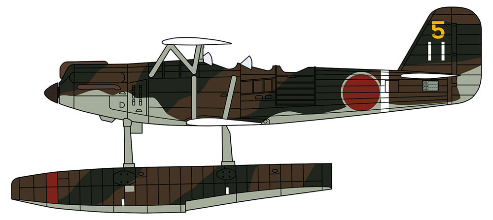 川西 E7K1 九四式一号 水上偵察機 神威搭載機 w/カタパルト プラモデル (ハセガワ 1/72 飛行機 限定生産 No.02255) 商品画像_2