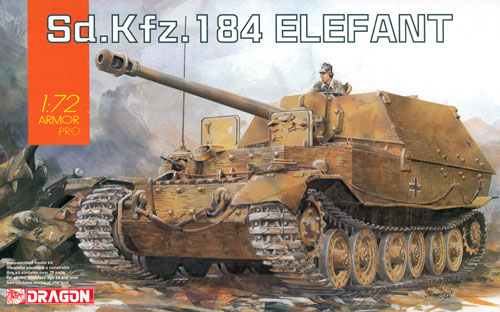 Sd.Kfz.184 エレファント 重駆逐戦車 プラモデル (ドラゴン 1/72 ARMOR PRO (アーマープロ) No.7515) 商品画像