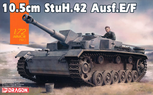 ドイツ 10.5cm 突撃榴弾砲 E/F型 プラモデル (ドラゴン 1/72 ARMOR PRO (アーマープロ) No.7561) 商品画像