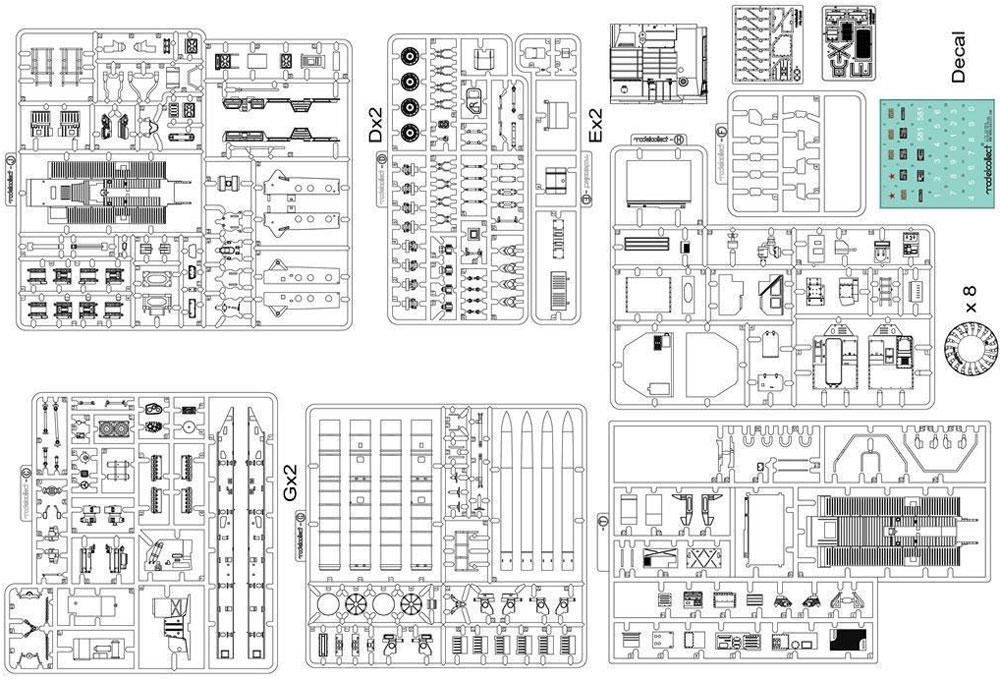 S-300PMU1/PMU2 (SA-20 グランブル) 5P85SE ミサイルランチャー プラモデル (モデルコレクト 1/72 AFV キット No.UA72085) 商品画像_4