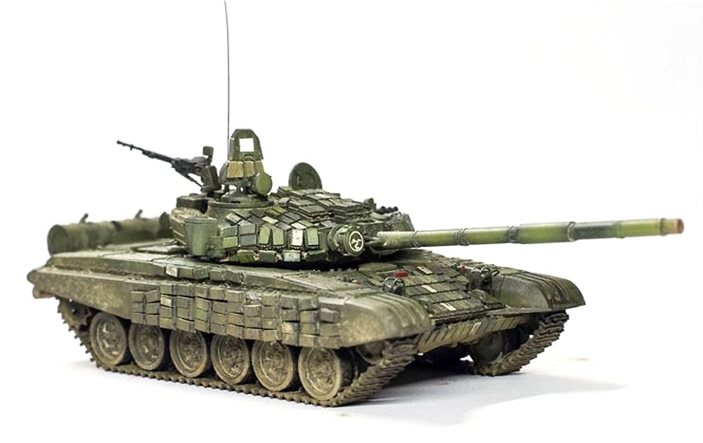 ソビエト T-72B1ERA 主力戦車 1988年 プラモデル (モデルコレクト 1/72 AFV キット No.UA72104) 商品画像_3