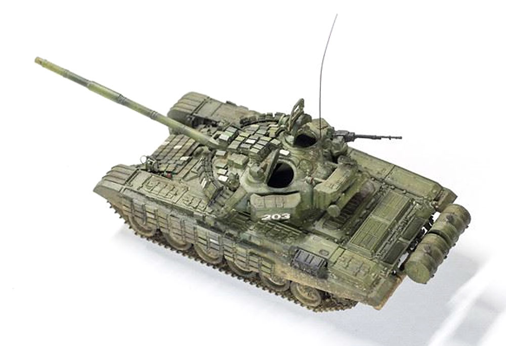ソビエト T-72B1ERA 主力戦車 1988年 プラモデル (モデルコレクト 1/72 AFV キット No.UA72104) 商品画像_4
