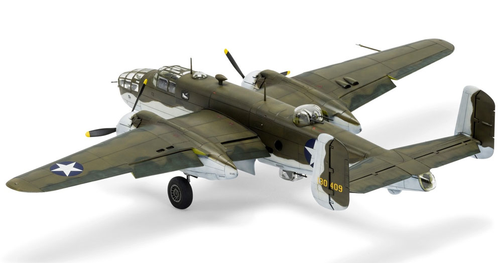 ノースアメリカン B-25C/D ミッチェル プラモデル (エアフィックス 1/72 ミリタリーエアクラフト No.A06015) 商品画像_2