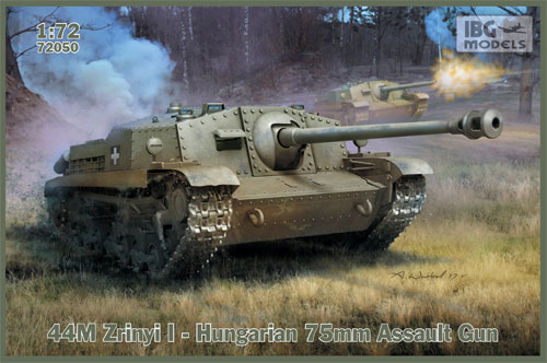 44M ズリーニィ 1 75mm 突撃砲 プラモデル (IBG 1/72 AFVモデル No.72050) 商品画像