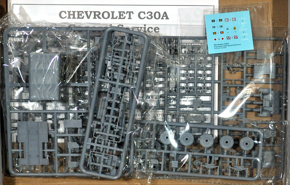 シボレー C30A 汎用トラック 金属荷台タイプ プラモデル (IBG 1/72 AFVモデル No.72054) 商品画像_1