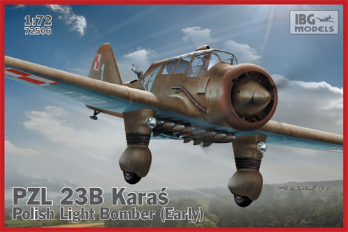 PZL23B カラシュ 初期型 プラモデル (IBG 1/72 エアクラフト プラモデル No.72506) 商品画像