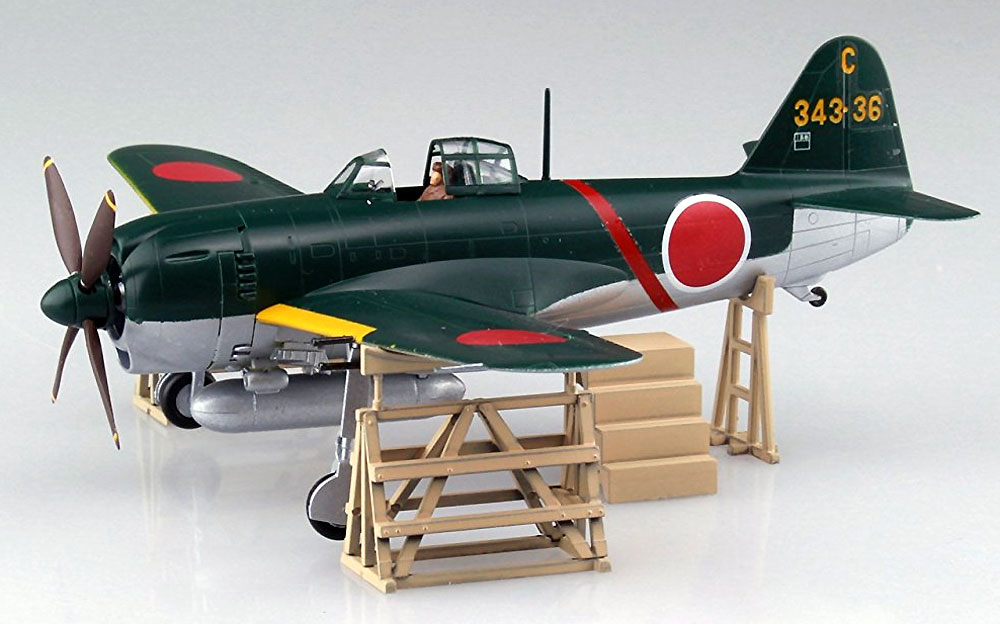 紫電 11型甲 第343航空隊戦闘 剣 プラモデル (アオシマ 1/72 エース列伝 No.010) 商品画像_2