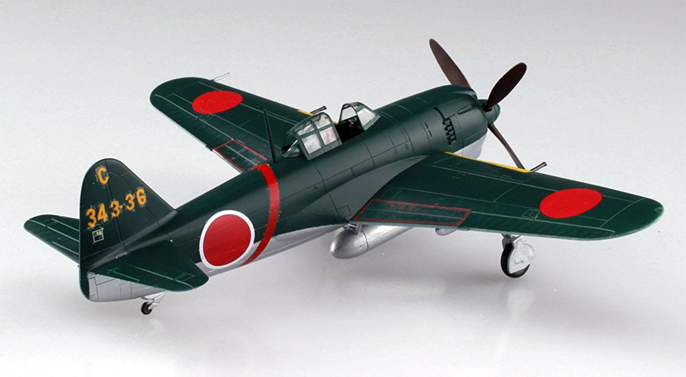 紫電 11型甲 第343航空隊戦闘 剣 プラモデル (アオシマ 1/72 エース列伝 No.010) 商品画像_4