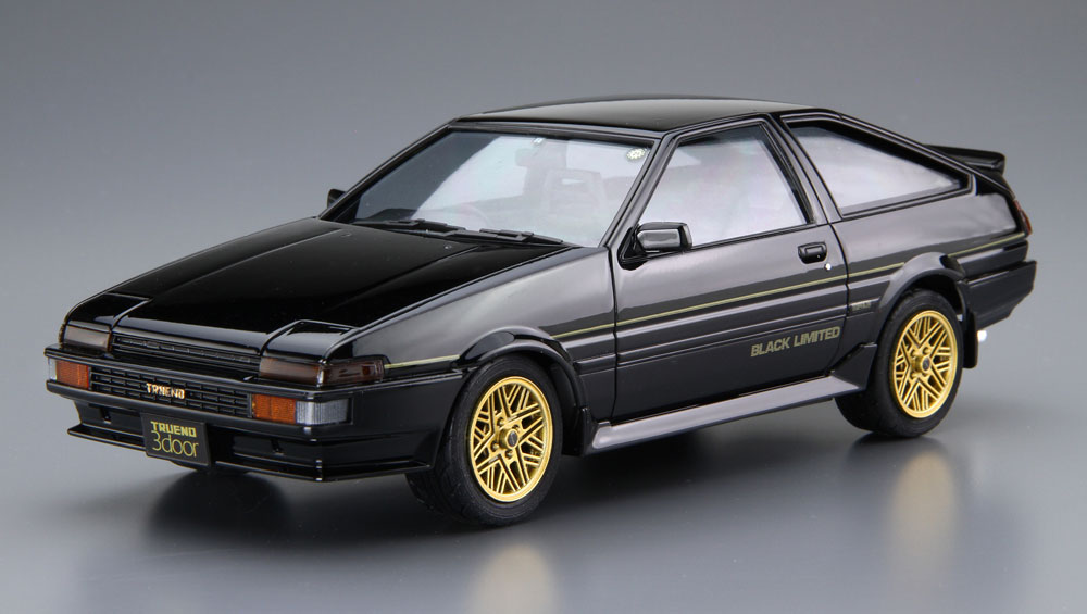 トヨタ AE86 スプリンター トレノ GT-APEX ブラックリミテッド '86 プラモデル (アオシマ 1/24 ザ・モデルカー No.SP4905083054819) 商品画像_2