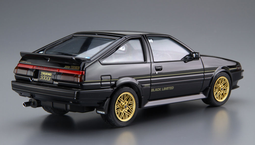 トヨタ AE86 スプリンター トレノ GT-APEX ブラックリミテッド '86 プラモデル (アオシマ 1/24 ザ・モデルカー No.SP4905083054819) 商品画像_3