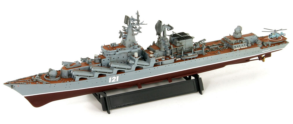 ロシア海軍 スラヴァ級ミサイル巡洋艦 モスクワ プラモデル (ピットロード 1/700 スカイウェーブ M シリーズ No.M-048) 商品画像_4