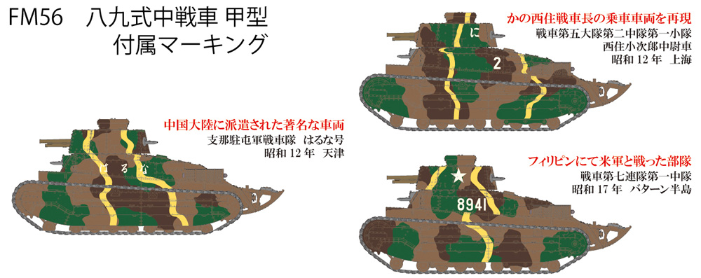 帝国陸軍 八九式中戦車 甲型 プラモデル (ファインモールド 1/35 ミリタリー No.FM056) 商品画像_1