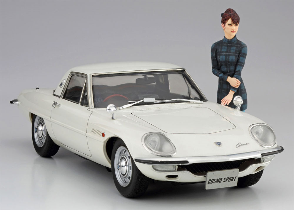 マツダ コスモスポーツ L10B w/60's ガールズフィギュア プラモデル (ハセガワ 1/24 自動車 限定生産 No.SP368) 商品画像_2