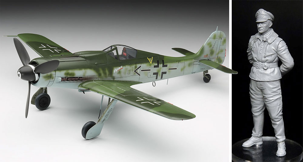 フォッケウルフ Fw190D-9 バルクホルン w/フィギュア プラモデル (ハセガワ 1/32 飛行機 限定生産 No.08251) 商品画像_3