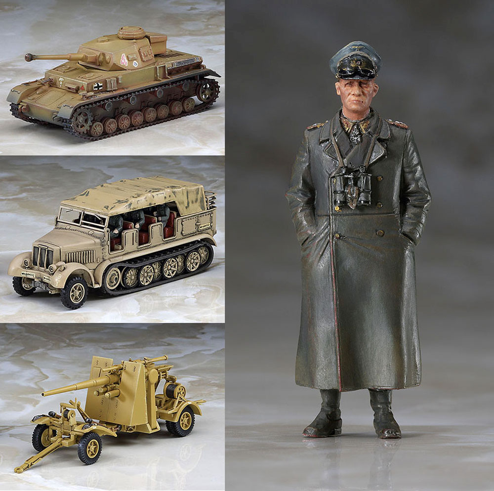 4号戦車 F2型 & 8tハーフトラック & 88mm対空砲 ロンメルアフリカ軍団 プラモデル (ハセガワ 1/72 AFV 限定生産 No.30046) 商品画像_3