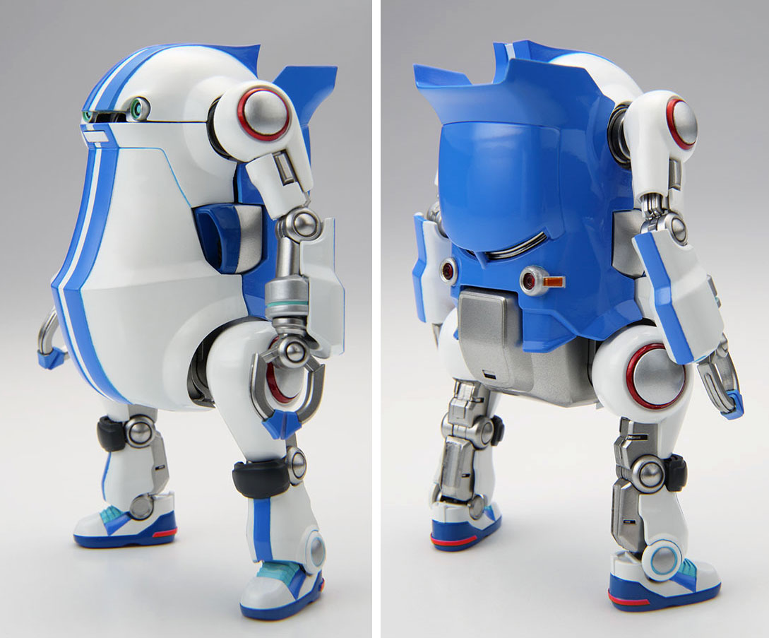 メカトロウィーゴ No.8 すぽーつ ほわいと & ぶるー プラモデル (ハセガワ メカトロウィーゴ - クリエイターワークスシリーズ No.64757) 商品画像_3