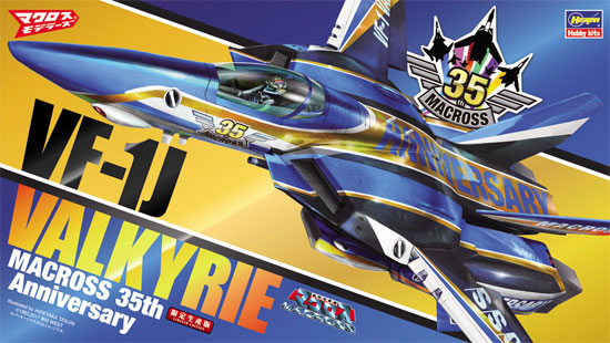 VF-1J バルキリー マクロス35周年塗装機 プラモデル (ハセガワ マクロスシリーズ No.65839) 商品画像